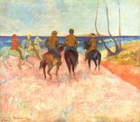 Поль Гоген Всадники на пляже 1902